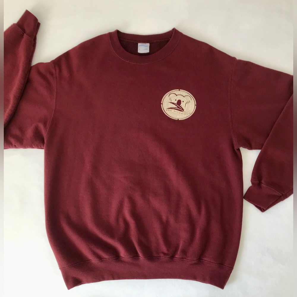 Vintage 90’s era San Diego Zoo Animal Park Crew Neck Sweatshirt Mens Size Large